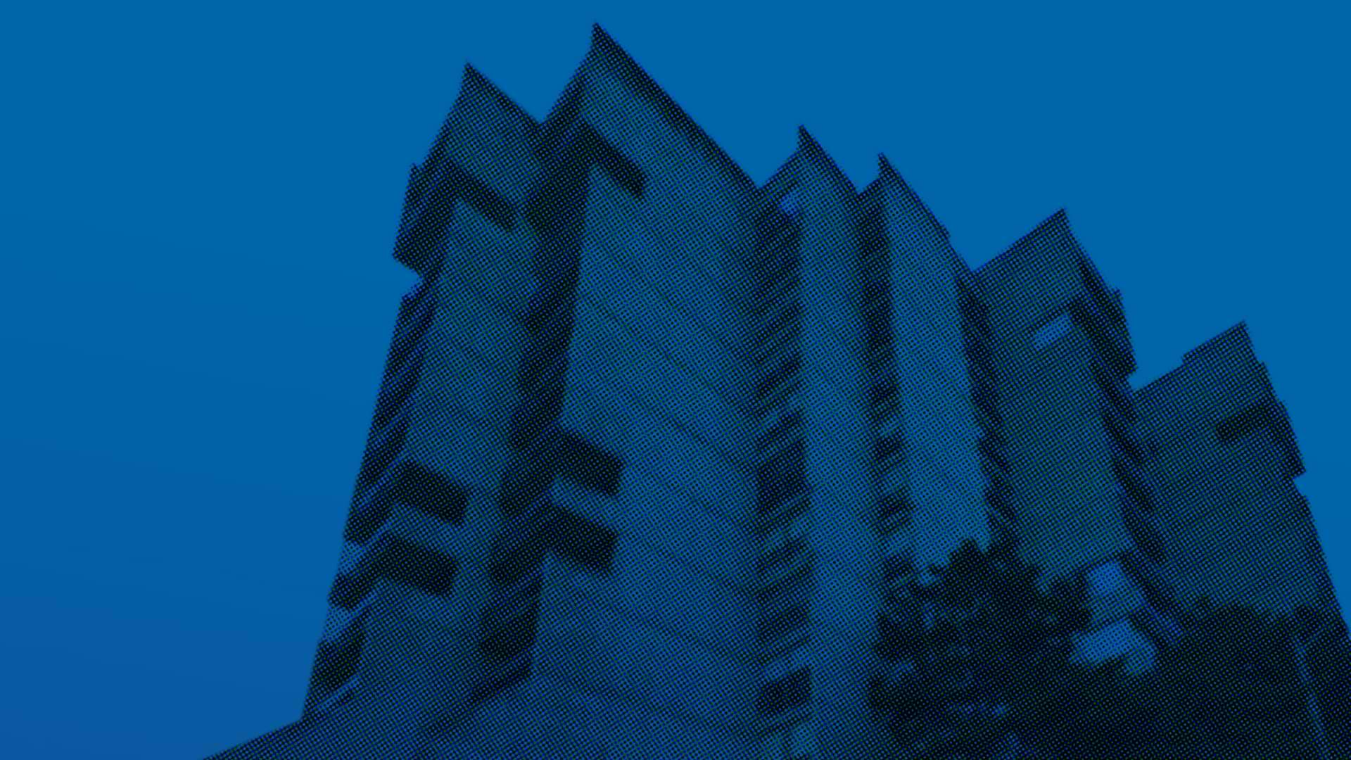 A photo of an apartment building