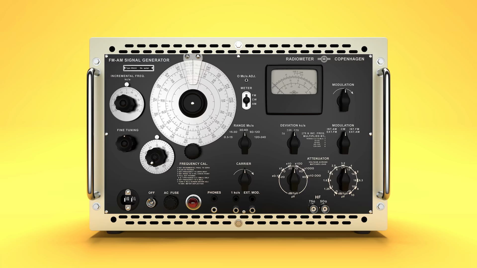 3D render of a Lafayette TE-24 Marker Generator