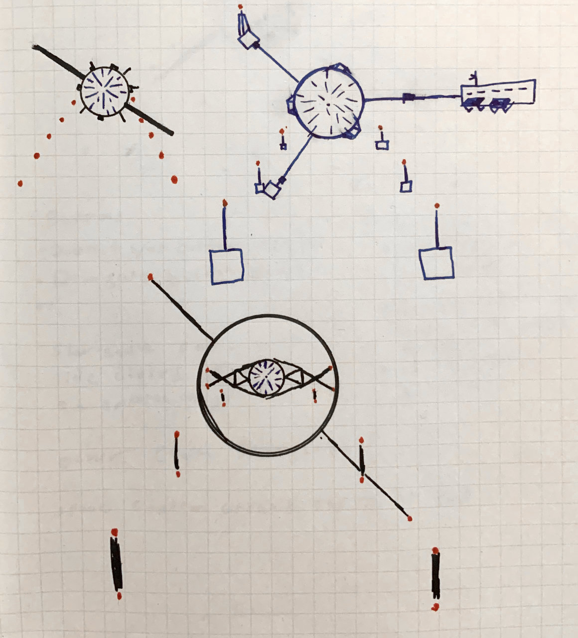 Drawn concepts for the stargate