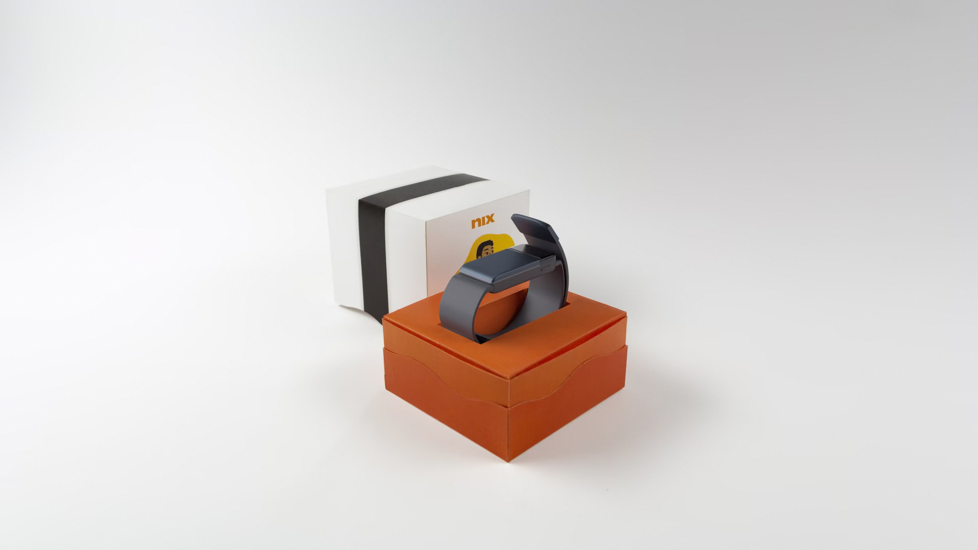 The Nix band box opened to reveal the band